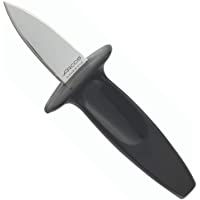 Arcos Serie Gadgets- Abre Ostras- Hoja de Acero Inoxidable de 60 mm- Mango de Polipropileno color Negro